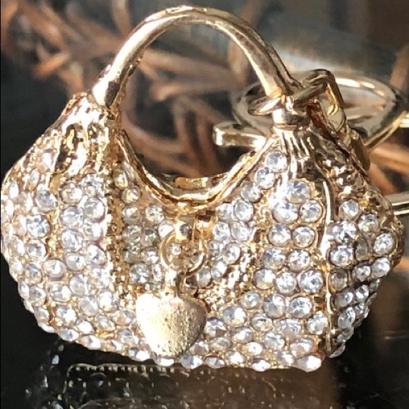 Handbag Keychain gold Charm handbag jewelry New - Picture 2 of 3